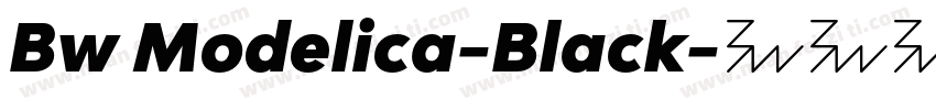 Bw Modelica-Black字体转换